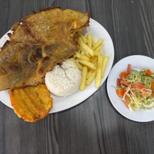 CHULETA DE CERDO A LA PLANCHA